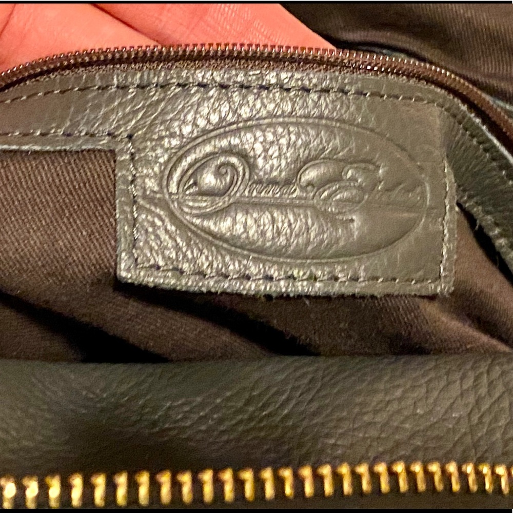 New Onna Ehrlich Gray Leather “Rachel” Bag - Picture 8 of 8